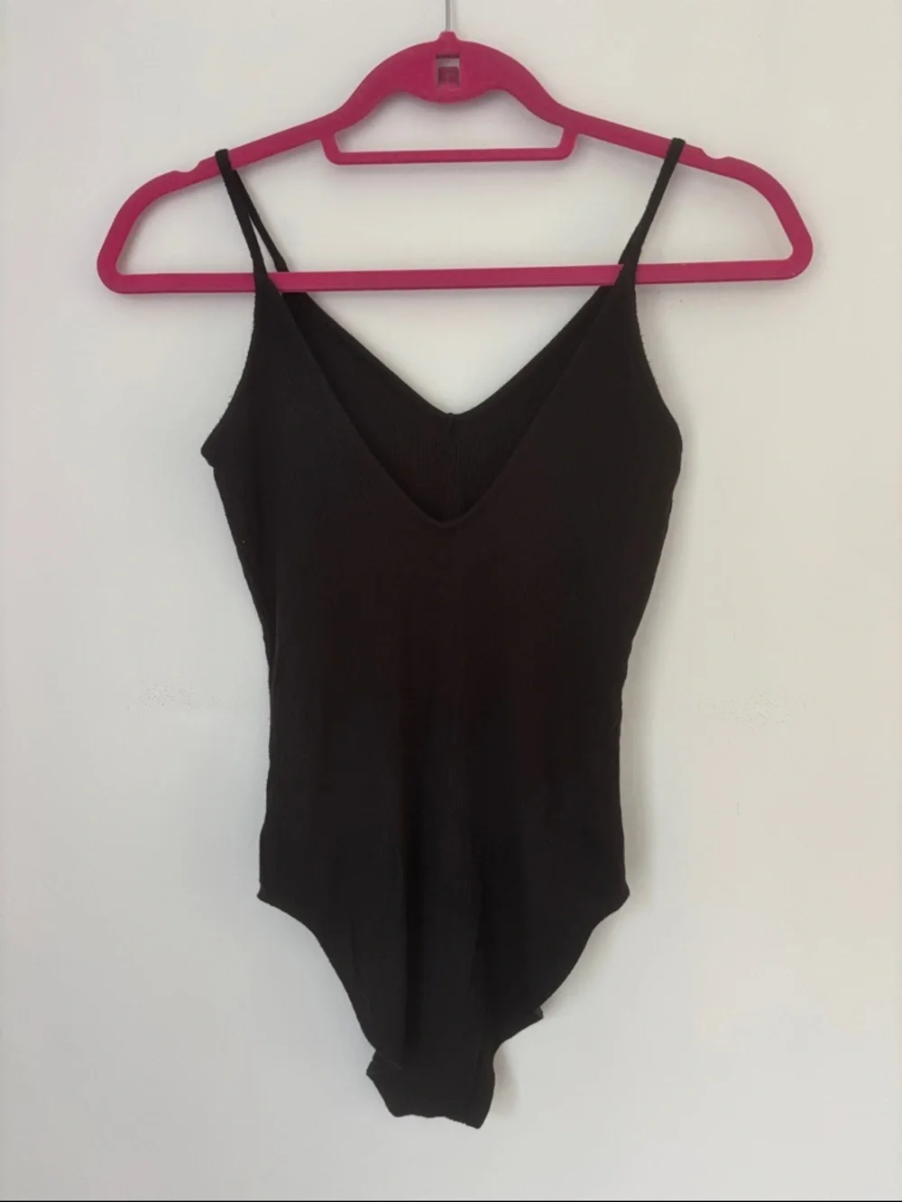 American Eagle Outfitters Black Soft & Sexy Ribbed Bodysuit Size Small